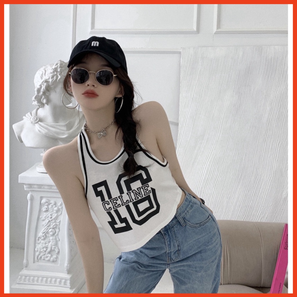 Áo Tanktop Nữ CELI 16 Dáng Ngắn 2 Màu - Áo 3 Lỗ Nữ B053 | BigBuy360 - bigbuy360.vn