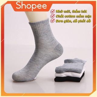 Đôi tất nam, vớ nam cổ trung hàn quốc thoáng khí, chống hôi chân - tesovn
