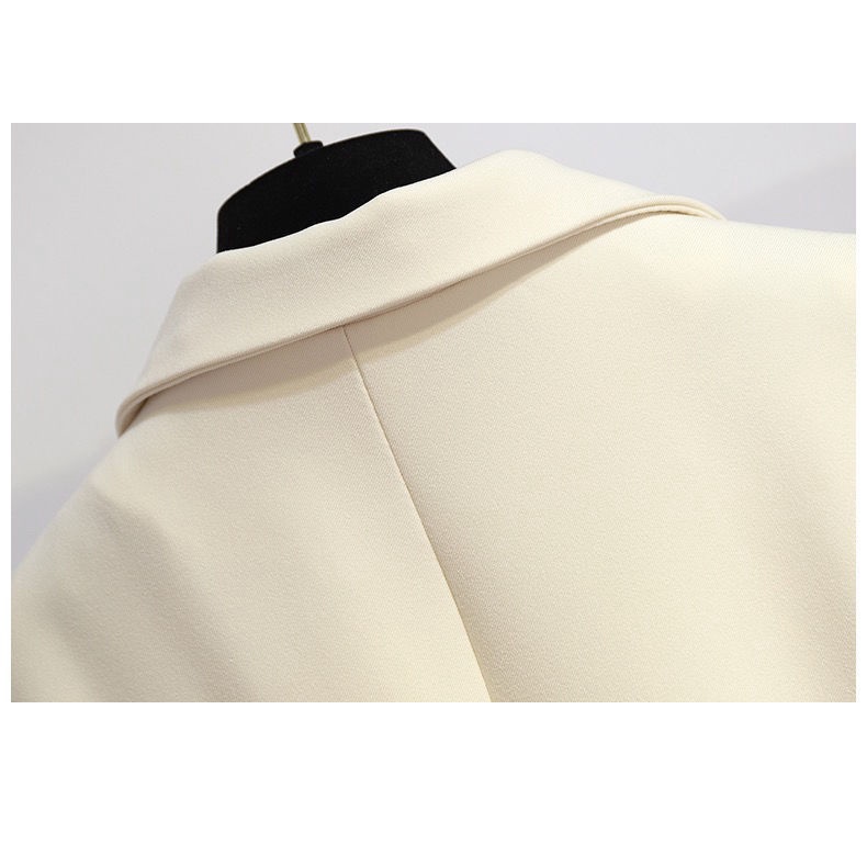 Mới Áo Khoác blazer Dáng Ôm Màu Tương Phản Thời Trang Cho Nữ