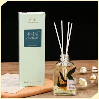 Hộp tinh dầu thơm phòng thiên nhiêt 100ml phát sáng ban đêm - nước hoa thơm phòng có que khuếch tán hương thơm