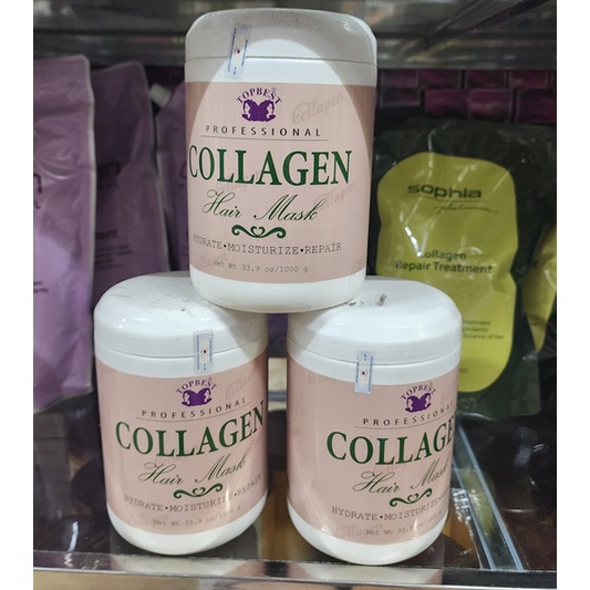 Hấp hũ TOPBEST Collagen Hair mask 1000ml
