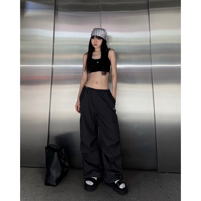 Aither Studio Parachute Pant Beige/Black