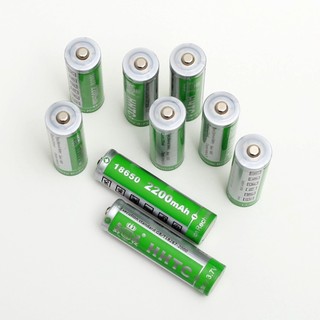  Pin Sạc Cell 18650 HHTC Green 2200mah 3.7V dùng cho loa phóng thanh và đèn pin 