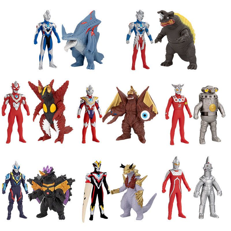 Bandai Búp Bê Đồ Chơi Quái Vật ultraman Bằng Cao Su Mềm Dễ Thương Xinh Xắn