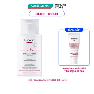 Sữa Rửa Mặt Eucerin Dành Cho Da Nhạy Cảm pH5 100ml