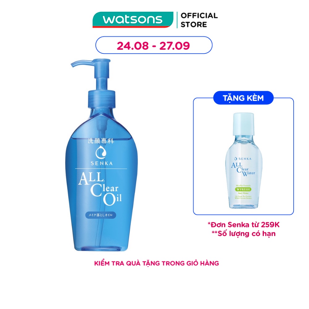 Dầu Tẩy Trang Senka A.L.L Clear Oil 230ml