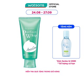 Sữa Rửa Mặt Senka Perfect Whip Acnes Care Dành Cho Da Mụn 100g