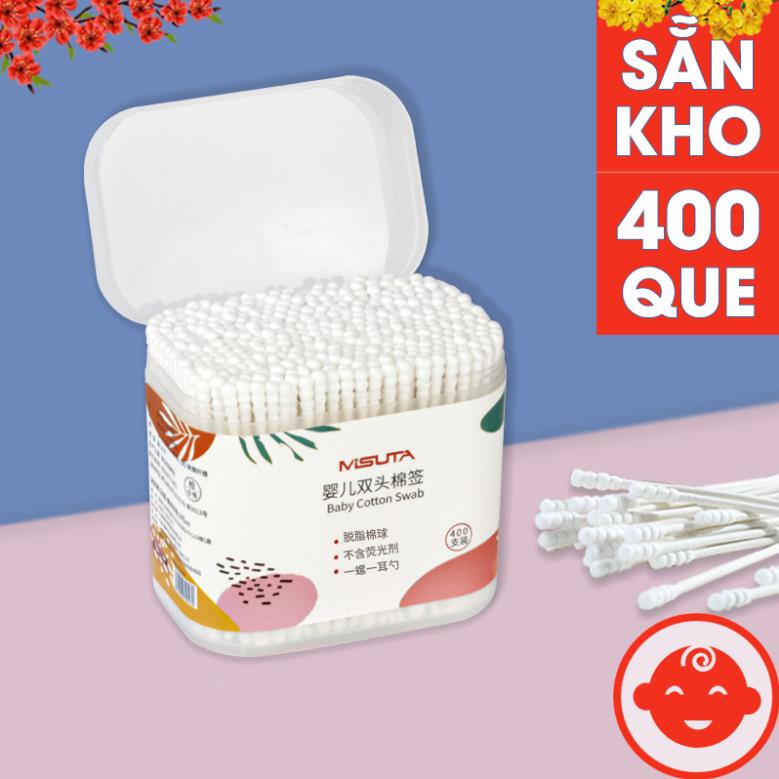 Tăm Bông Misuta Cao Cấp Cho Bé