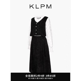 Đầm nhung tăm kim tuyến phối giả gile phong cách