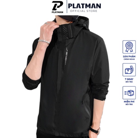 Áo Khoác gió Nam nữ 2 Lớp Lót Lưới Siêu Phẩm Cản Gió Chống Nước thương hiệu PLATMAN