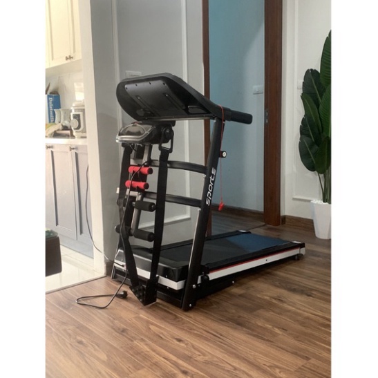 Máy chạy bộ điện đa năng SPORT  A7, tích hợp máy rung, gập bụng cao cấp bảo hành 5 năm
