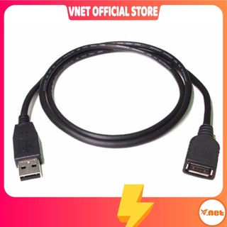 Dây cáp USB nối dài 1.5M 3M 5M Đen chống nhiễu chất lượng cao giá rẻ ADOO