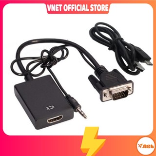 Cáp chuyển đổi VGA sang HDMI có Audio UTeck hàng chất lượng cao giá rẻ VNET