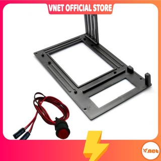 Đế bắt main và nút nguồn game 80cm- Nút nguồn dán tròn Aone nhiều màu giao ngẫu nhiên hàng chất lượng cao ADOO