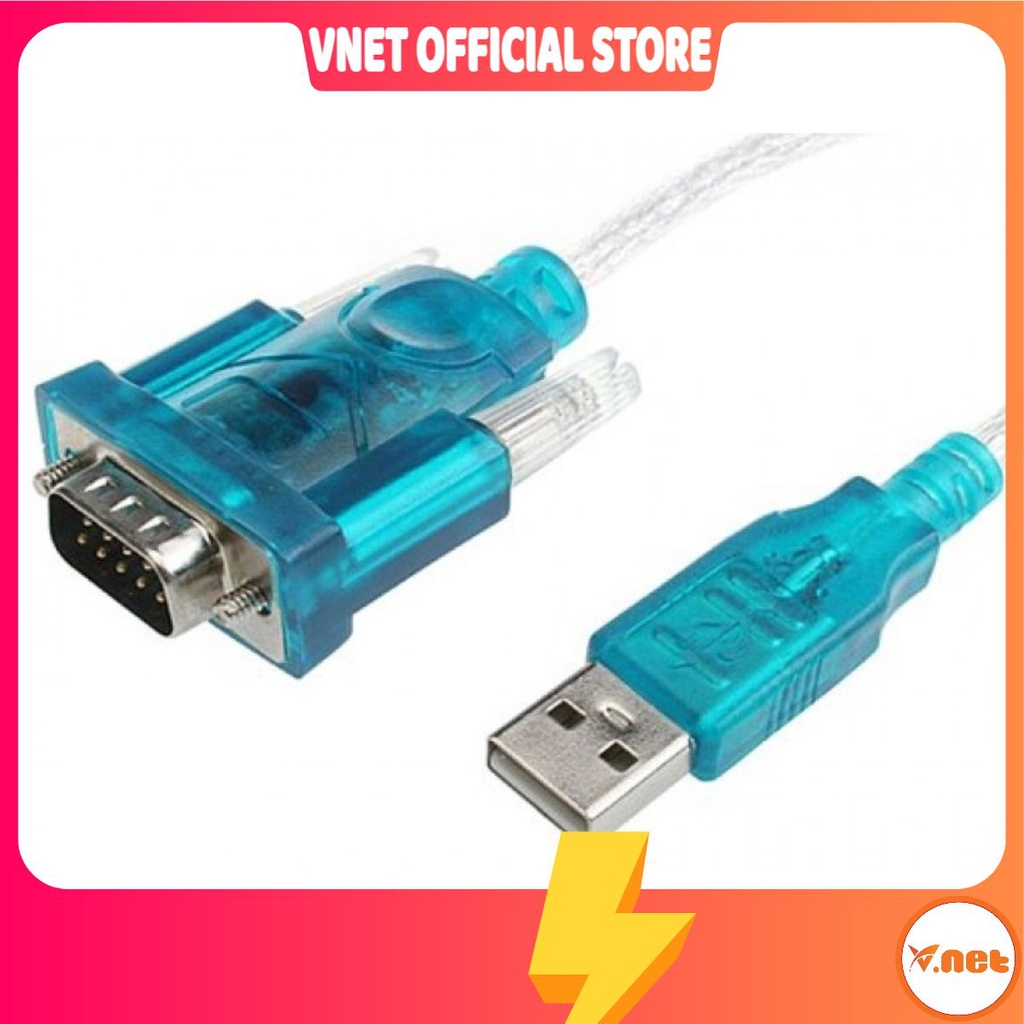 Dây USB to COM RS232 dùng chíp CH340 ADOO