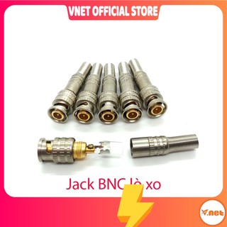 Jack BNC lò xo nối cáp đồng trục cho Camera Jack BNC F5 hàng chất lượng cao ADOO