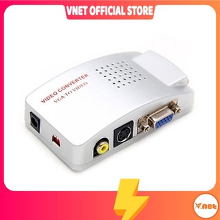 Bộ chuyển đổi tín hiệu VGA sang AV - AV sang VGA - HDMI sang AV - RCA sang HDMI - AV-HDMI - VGA sang HDMI Sắt VNET PC