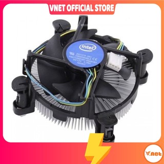 Fan box CPU Quạt chip box Cao Cấp socket 775/1155/1150 - Fan Led 5 màu siêu đẹp hàng chất lượng giá rẻ ADOO