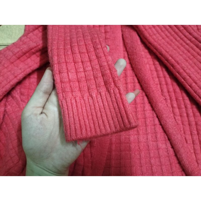 Pass/Thanh lý CARDIGAN ĐỎ len siêu mềm