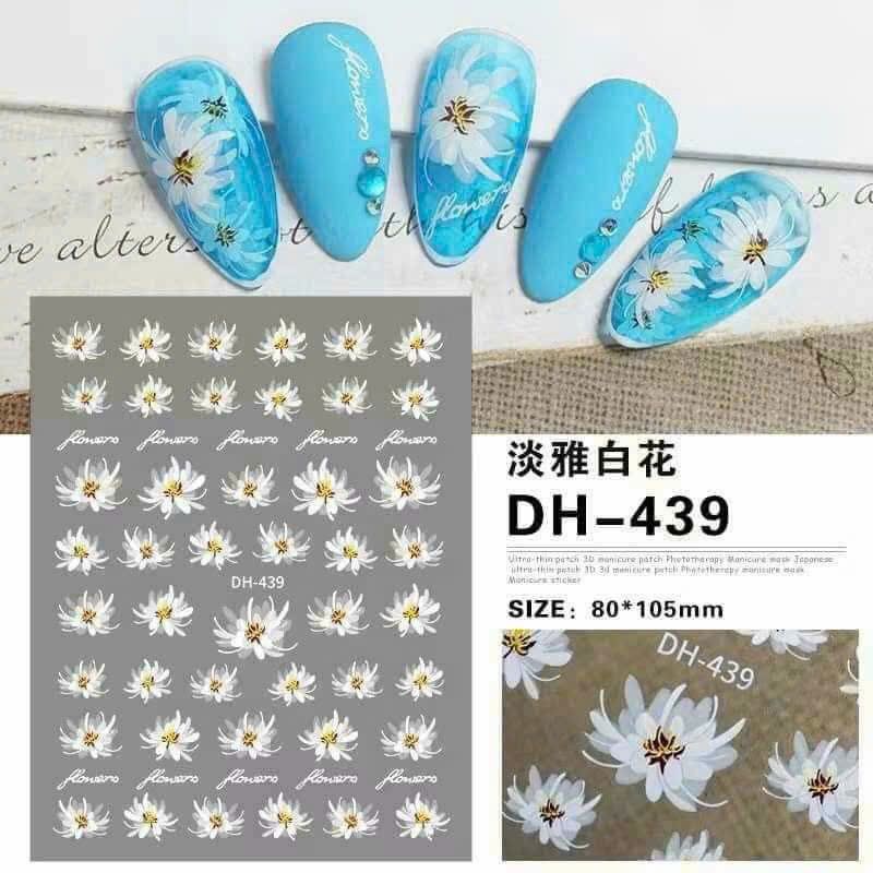 Sticker hoa lụa 3d - mã DH439