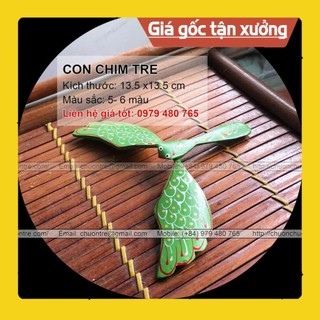 3 Con Chim Tre cân bằng - bamboo bird - Yellow store.