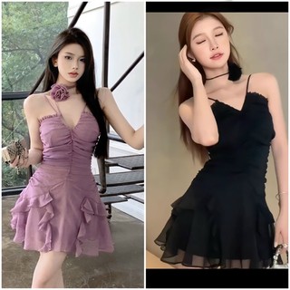 (CÓ SẴN) Đầm 2 Dây Đuôi Cá Bản To(Video thật) TH111