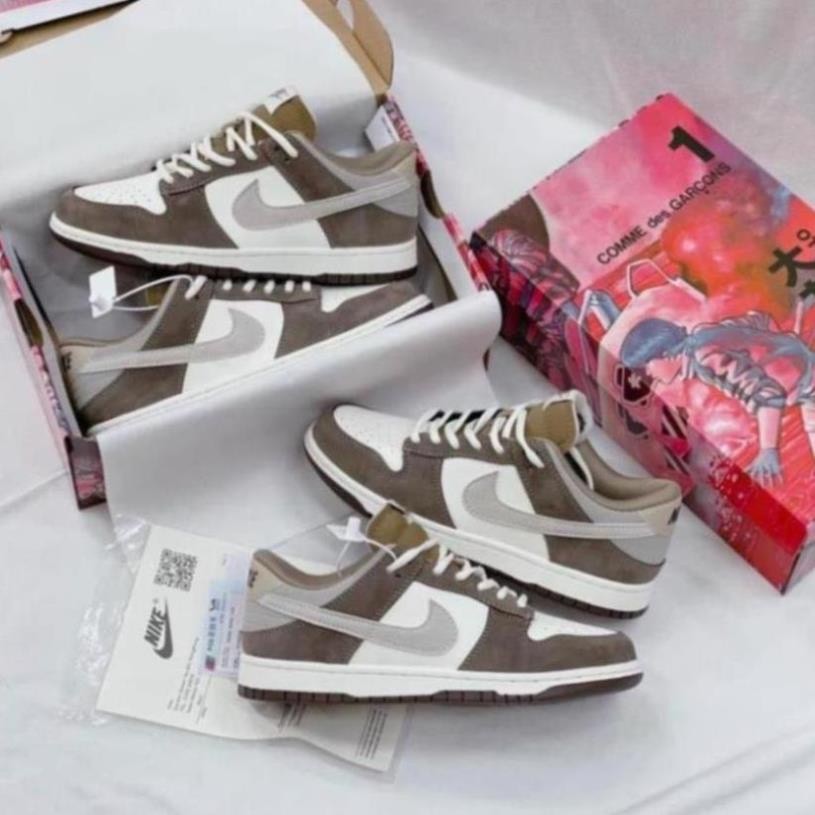 Giày Nike_Sb ,SB.Dunk X Otomo Katsuhiro, SB Dunk Nâu Cafe, Nâu da lộn Full size Nam Nữ Bản Trung Cao Cấp Hot 2023