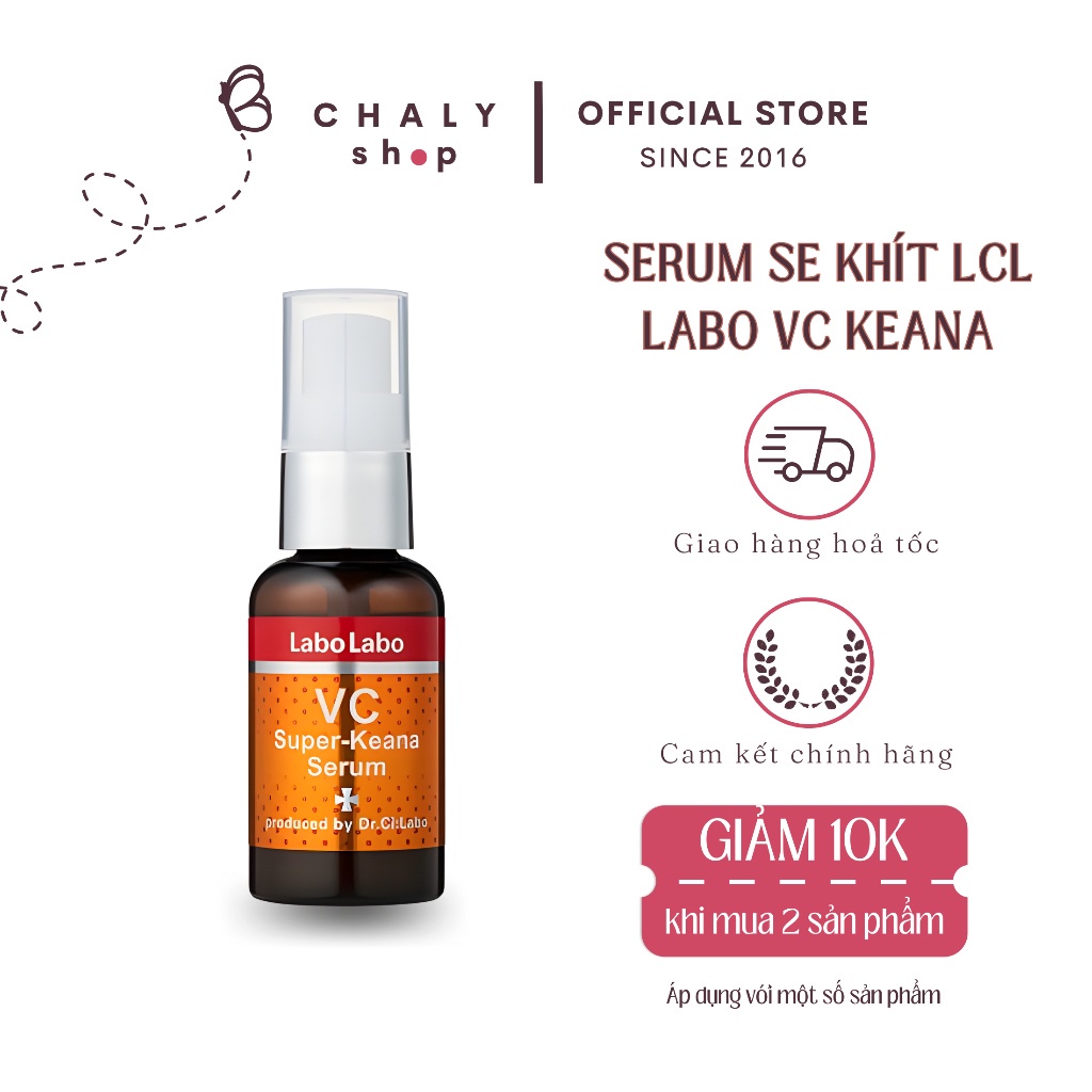 Serum se khít lỗ chân lông Labo Labo VC Super Keana Serum 40ml Nhật