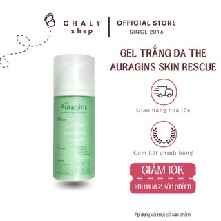 Gel dưỡng trắng ngừa mụn, giảm thâm The Auragins Skin Rescue Brightening Gel Cream 100ml