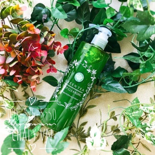 Gel tẩy trang trà xanh Santa Marche Green Tea Deep Cleansing 400ml Nhật