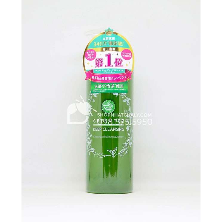 Gel tẩy trang trà xanh Santa Marche Green Tea Deep Cleansing 400ml Nhật