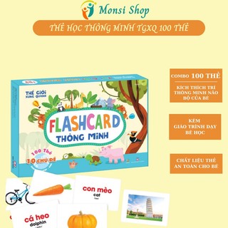 Flashcard - Bộ thẻ học thông minh song ngữ Thế Giới Xung Quanh