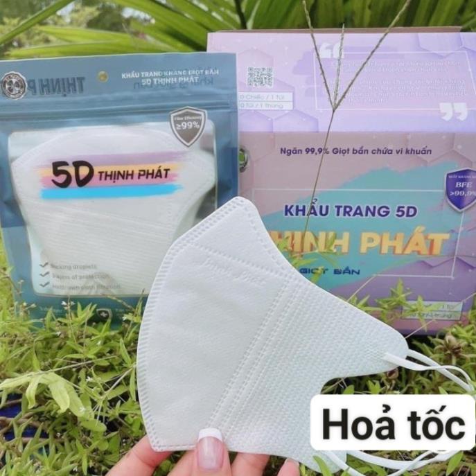 Khẩu trang 5d Thịnh Phát 3 lớp kháng khuẩn