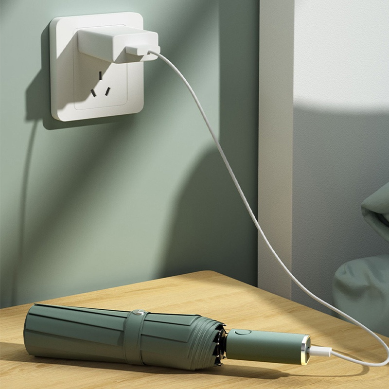 XIAOMI Mới Dù Gấp Tự Động Có Đèn led Chống Gió Kích Thước Lớn Cho Nam Và Nữ