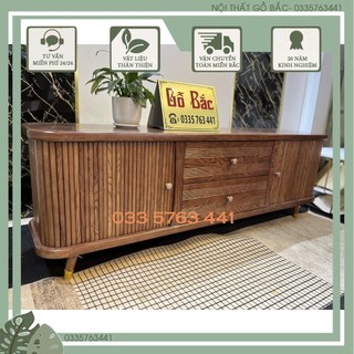 Kệ ti vi gỗ sồi nga 100% thiết kế hiện đại 2023 - hàng cao cấp giá gốc tại xưởng ảnh thật kèm video