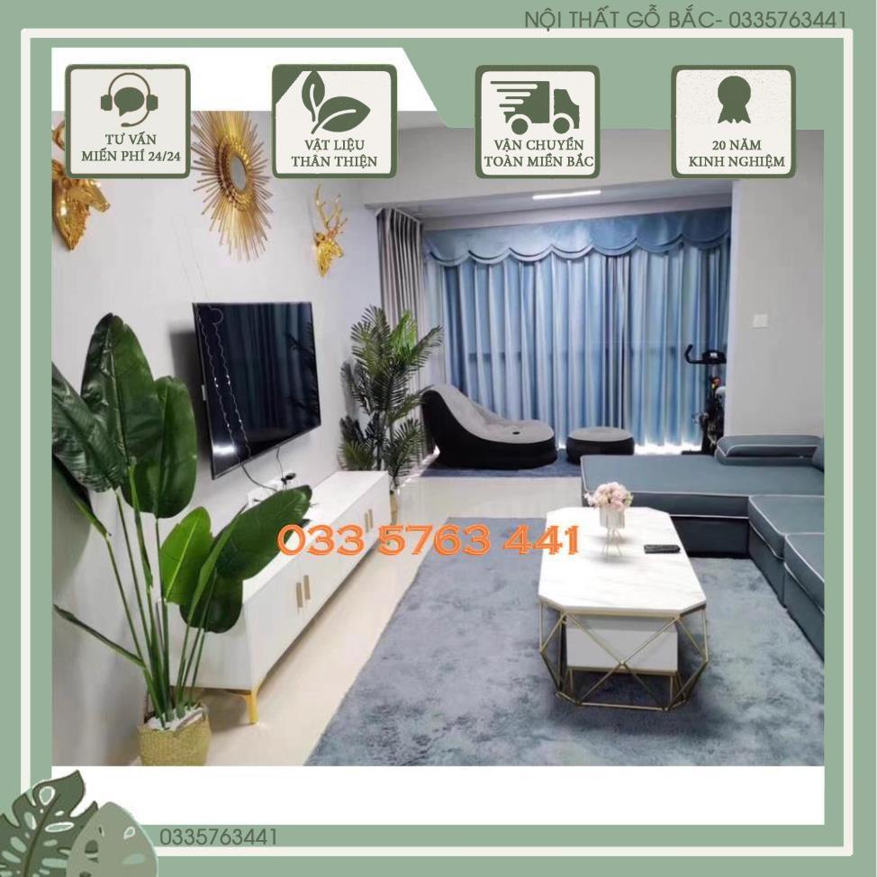 Bàn trà sofa kiểu dáng kim cương có ngăn kéo, khung sắt sơn tĩnh điện kèm mặt đá sang trọng