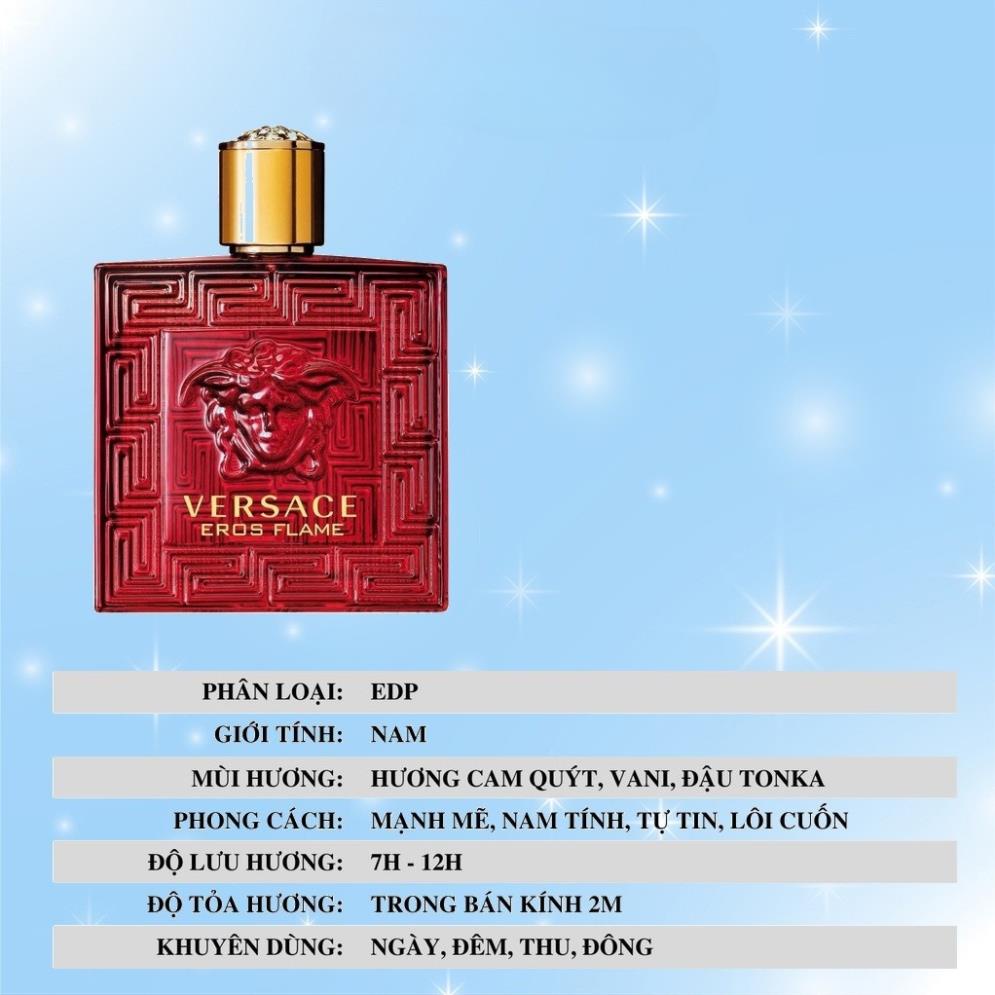 Nước Hoa Nam Versace Eros bản EDT dung tích 100ml - Dầu thơm nam tính lưu hương lâu hương thơm quyến rũ