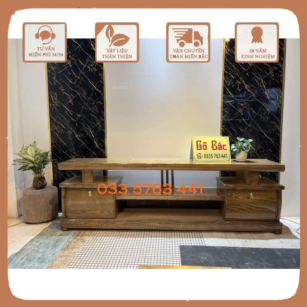 . Kệ ti vi gỗ nhiều kích thước phù hợp với mọi gia đình, kiểu dáng sang trọng, màu sơn tùy chọn
