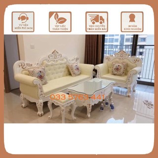 Bàn Ghế Sofa Tân Cổ Điển, Sofa tân cổ điển phòng khách, thiết kế sang trọng, hiện đại cho khách VIP
