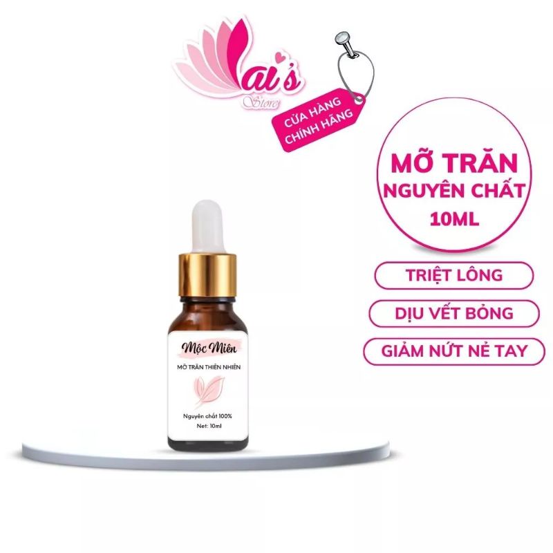 Mỡ trăn nguyên chất giúp triệt lông