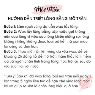 Mỡ trăn nguyên chất giúp triệt lông