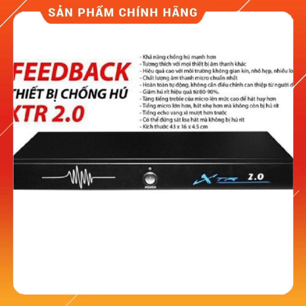 Chống hú micro Feedback XTR 2.0 Loại 1-tặng dây | BigBuy360 - bigbuy360.vn