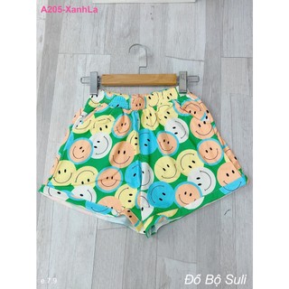Quần đùi thun gân a205 - đồ bộ suli