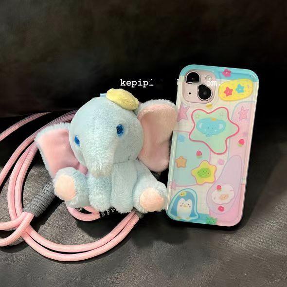 Điện Thoại Ốp Lưng Hình Voi dumbo 3d Cho iphone15promax 14 / 13 winter 11 / xr / 8