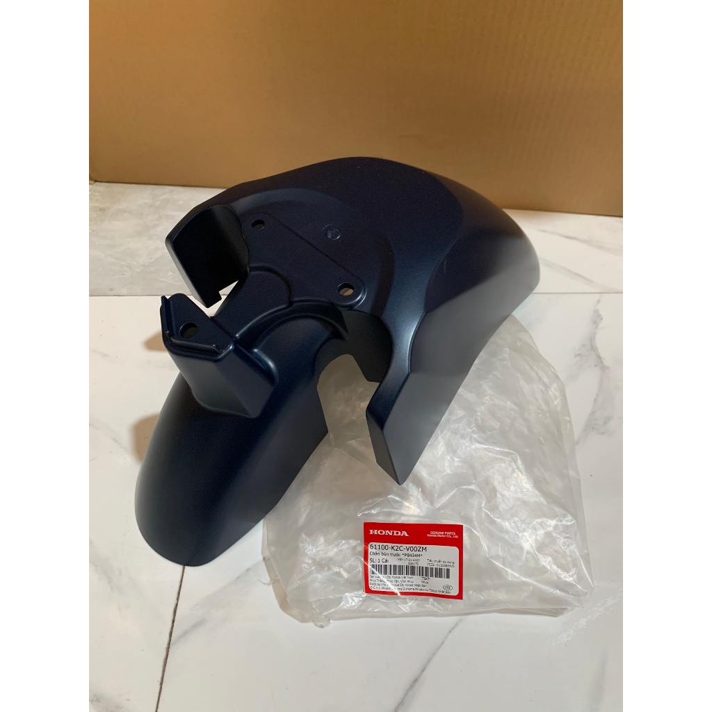 Chắn bùn A trước | dè trước Vision  màu Xanh nhám *PB434M* chính hãng Honda