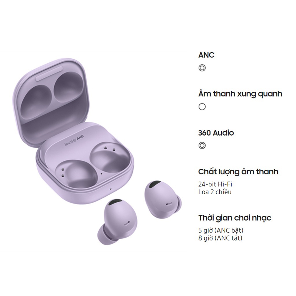 Tai nghe Bluetooth True Wireless Galaxy Buds 2 Pro R510N bibitech - BH 12 Tháng