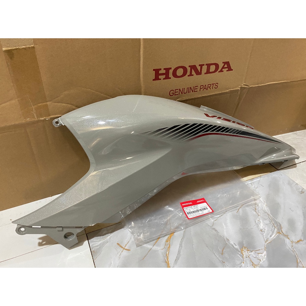 Bộ ốp sườn bên trái | ốp thân Vision  màu Xám xi măng *NHC60P* chính hãng Honda