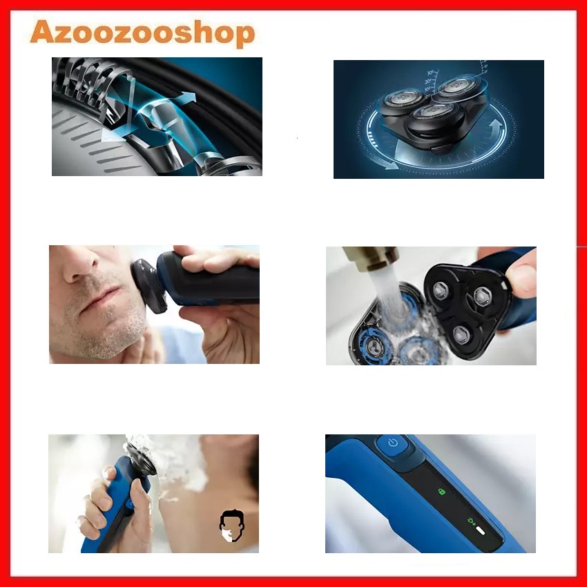 Máy Cạo Râu Cầm Tay Philips S5444/03 - Sạc Nhanh Hơn - Bảo Hành Chính Hãng 2 Năm