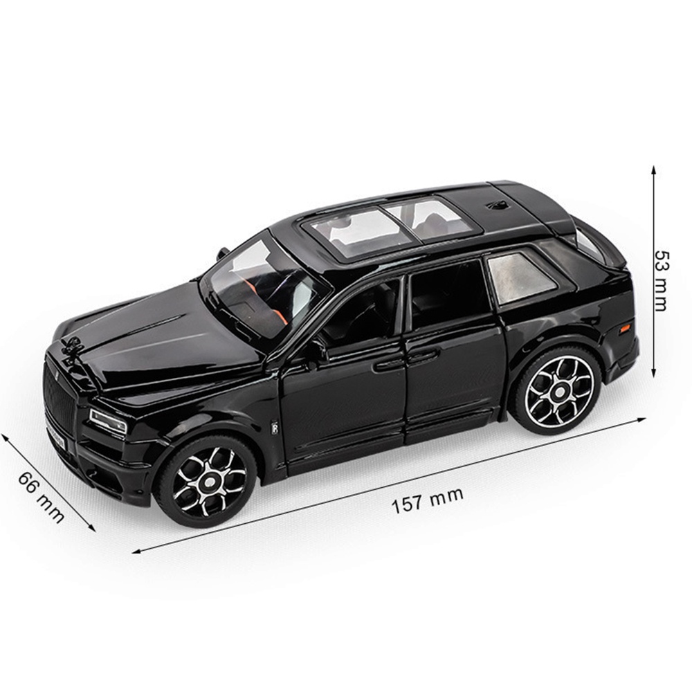 Xe mô hình bằng sắt Rolls Royce Cullinan TẶNG BIỂN SỐ tỉ lệ 1:32 kèm đế hãng Urban