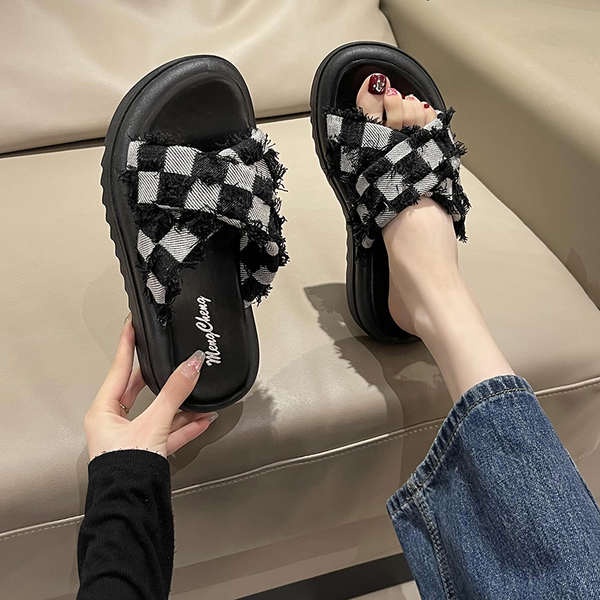 Dép Sandal Đế Dày Thời Trang Dành Cho Nữ